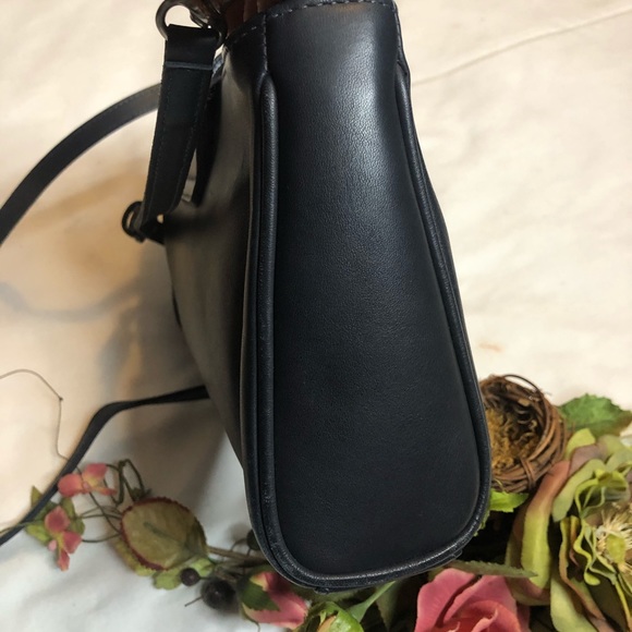 Coach 9818 Penelope black soft leather cross body bag - Picture 7 of 12